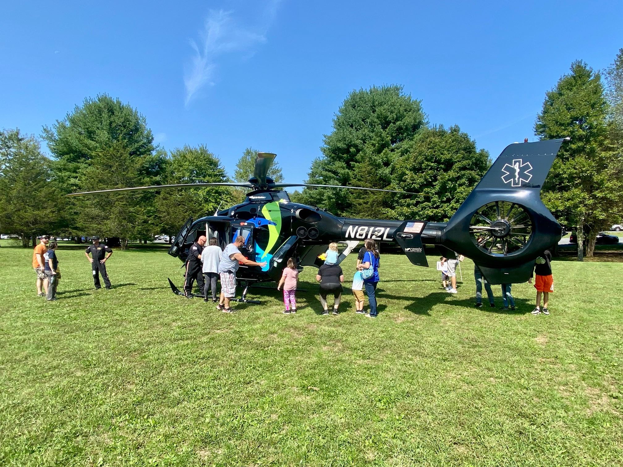 LVHN Helicopter at Community Day 2022